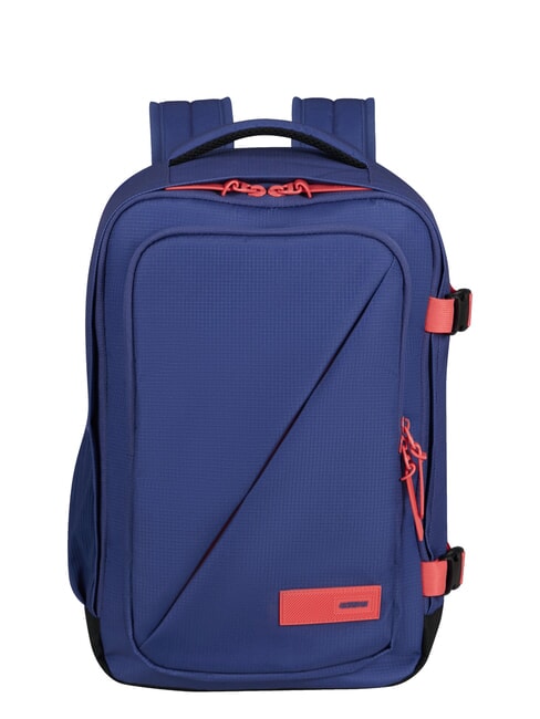 AMERICAN TOURISTER TAKE2CABIN S Sac à dos sous le siège ok Ryanair violet crépuscule/corail coucher de soleil - Sacs à dos pour l'École & les Loisirs