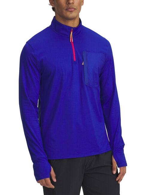 UNDER ARMOUR TRAIL RUN Sweat-shirt de sport royal - Pulls molletonnés