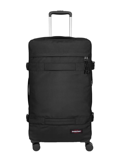 EASTPAK TRANSIT'R 4 M + Chariot moyen NOIR - Valises Semi-rigides