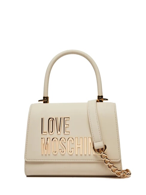 LOVE MOSCHINO BOLD LOVE Mini sac à main avec bandoulière Ivoire - Sacs pour Femme