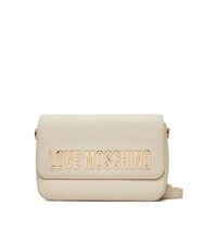LOVE MOSCHINO LAMINATED BOLD LOVE Sac à bandoulière avec rabat - Sacs pour Femme