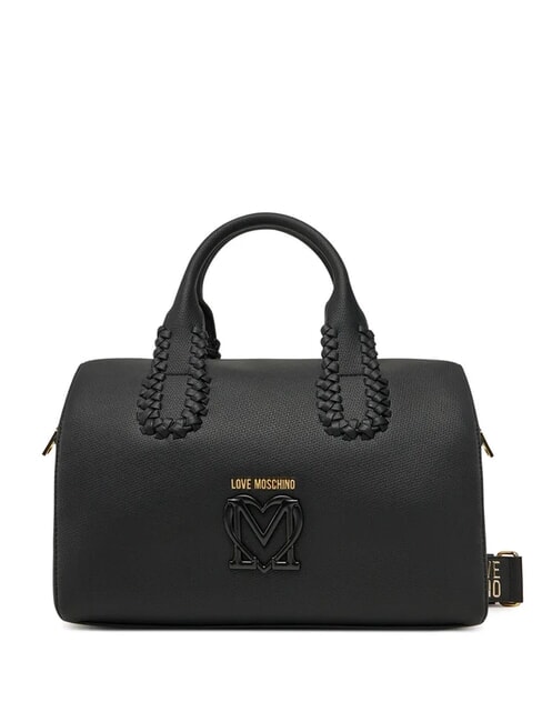 LOVE MOSCHINO BRAIDED Sac bandoulière avec bandoulière Noir - Sacs pour Femme