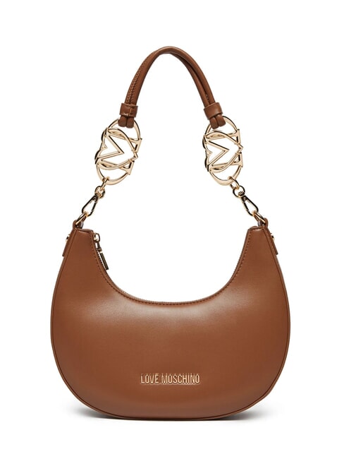 LOVE MOSCHINO JEWEL sac bandoulière chameau - Sacs pour Femme