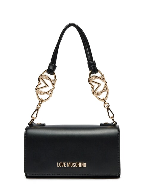 LOVE MOSCHINO JEWEL Sac bandoulière à rabat Noir - Sacs pour Femme