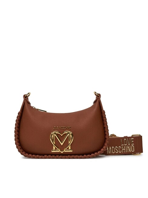LOVE MOSCHINO BRAIDED sac bandoulière chameau - Sacs pour Femme