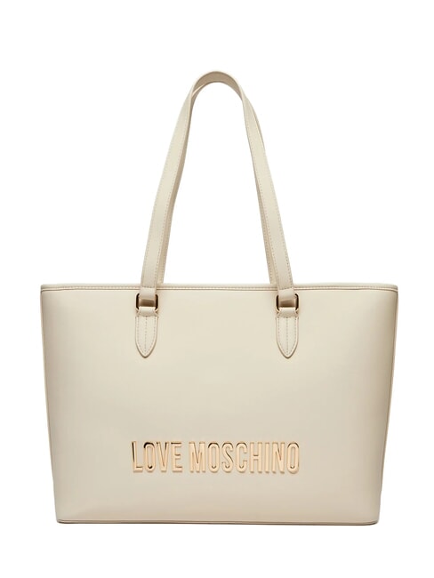 LOVE MOSCHINO BOLD LOVE Sac cabas porté épaule Ivoire - Sacs pour Femme