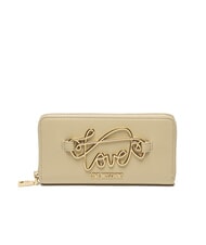 LOVE MOSCHINO SCRIPT Grand portefeuille zippé - Portefeuilles Femme