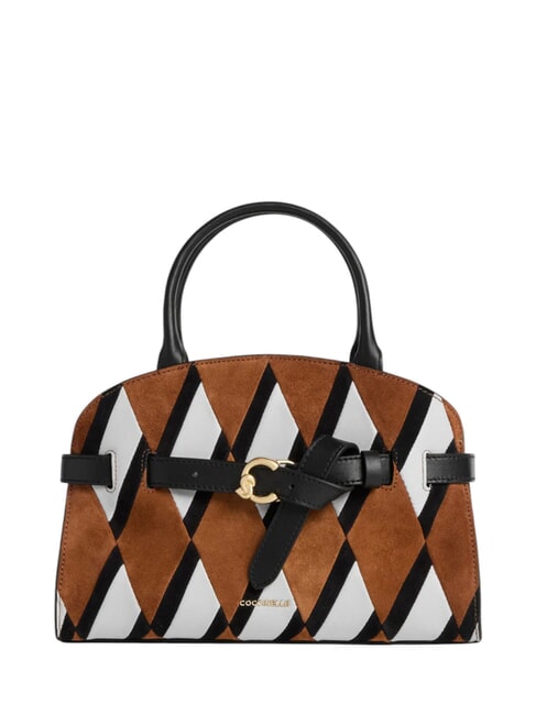 COCCINELLE SABINE Sac à main avec bandoulière BLOSSOM / NOIR - Sacs pour Femme