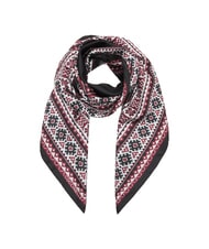 COCCINELLE NORDIC FRAMES foulard en soie MULTICOLOR NOIR - &Eacute;charpes - 1