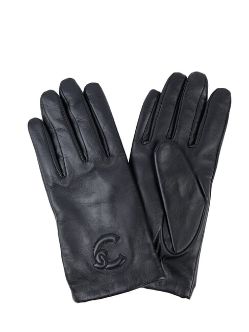 COCCINELLE C-ME GLOVE EMB gants en cuir Noir - Gants