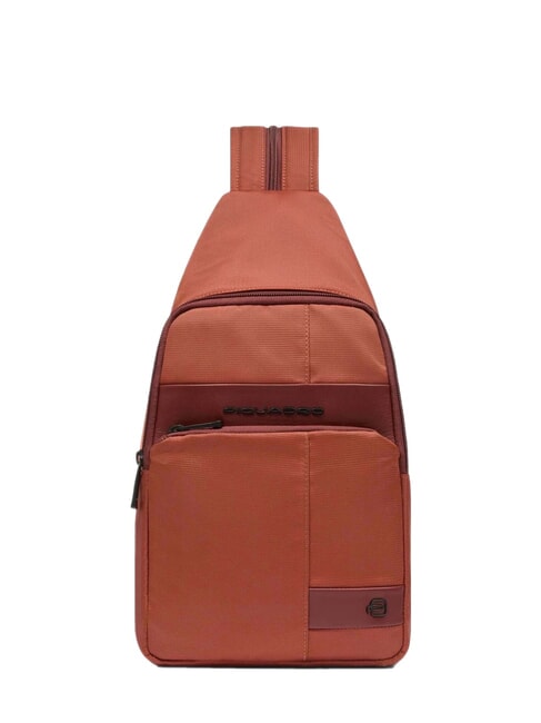 PIQUADRO WOLLEM Sac à dos/sac bandoulière pour iPad Mini orange2 - Sacs en Bandoulières pour Homme