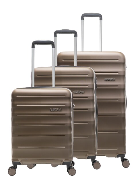 AMERICAN TOURISTER SPEEDLINK Ensemble de 3 chariots : cabine, moyen, grand perle / crème - Ensemble Valises