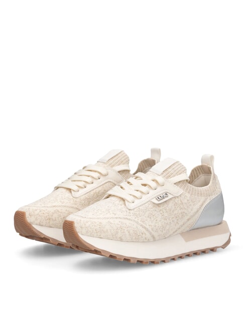 LIUJO EVELYN 916 Baskets chaussettes lait - Chaussures Femme