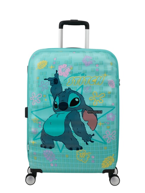 AMERICAN TOURISTER WAVEBREAKER DISNEY  Chariot moyen  fleur de point - Valises Rigides