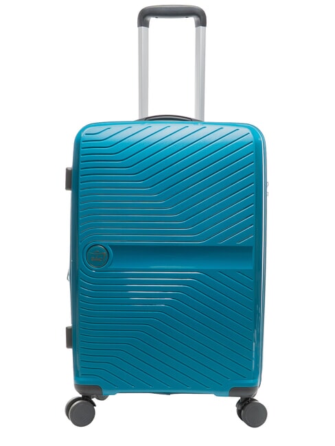 LESAC SLIDE Chariot moyen, extensible bleu malachite - Valises Rigides