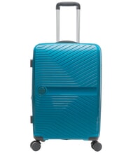 LESAC SLIDE Chariot moyen, extensible bleu malachite - Valises Rigides - 1