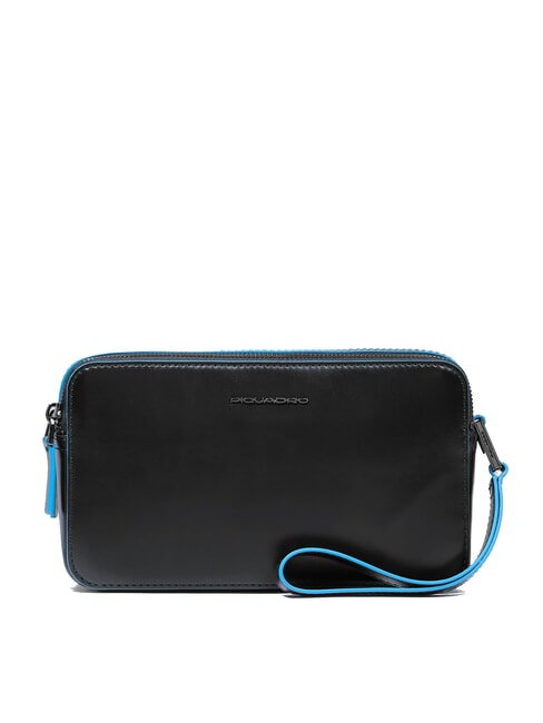 PIQUADRO BLUE SQUARE Pochette en cuir Noir - Sacs pour Femme