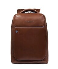 PIQUADRO BLUE SQUARE Sac à dos en cuir, support ordinateur 14" - Sacs à dos pour ordinateur portable