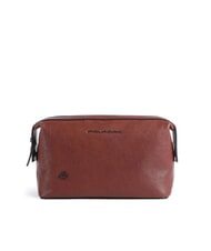 PIQUADRO BLACK SQUARE Trousse de beauté en cuir CUIR - Trousses - 1