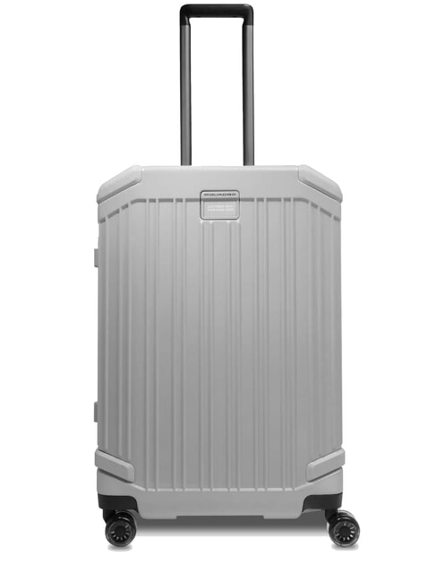 PIQUADRO POP Chariot moyen blanc - Valises Rigides