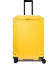 PIQUADRO POP Chariot moyen jaune - Valises Rigides - 1