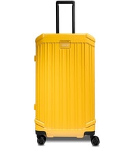PIQUADRO POP Grand chariot jaune - Valises Rigides - 1