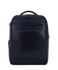 PIQUADRO B2 REVAMP Sac à dos en cuir pour ordinateur portable 14 pouces bleu - Sacs à dos pour ordinateur portable - 1