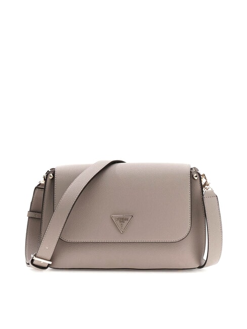 GUESS MERIDIAN 2  Sac à bandoulière taupe foncé - Sacs pour Femme