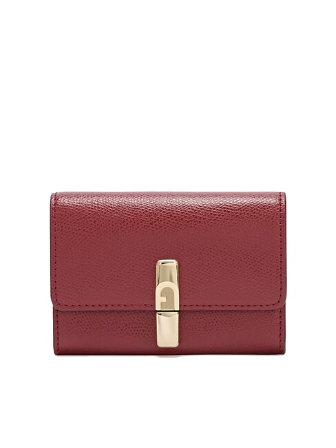 FURLA IRIDE portefeuille en cuir CERISE d - Portefeuilles Femme