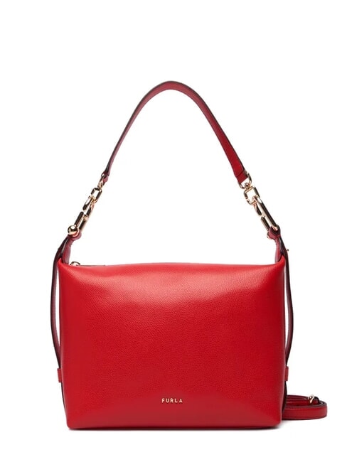 FURLA TONIE Petit sac en cuir avec bandoulière m1 rouge - Sacs pour Femme