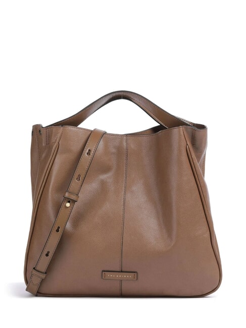 THE BRIDGE ELISABETTA Sac en cuir avec bandoulière huître ab. or - Sacs pour Femme