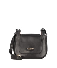 THE BRIDGE LUCIA sac bandouli&egrave;re en cuir black Gold - Sacs pour Femme - 1