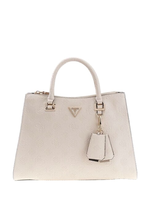 GUESS CRESIDIA II Sac à main avec bandoulière logo blanc cassé - Sacs pour Femme