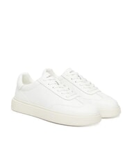 GUESS PLAZA Baskets en cuir blanc - Chaussures Homme - 1