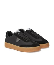 GUESS WIMAN Baskets en cuir - Chaussures Homme