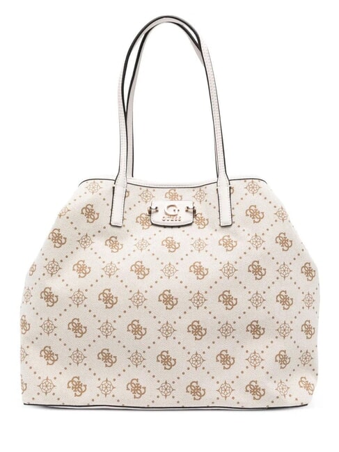 GUESS NEDA sac bandoulière logo blanc cassé - Sacs pour Femme