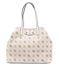 GUESS NEDA sac bandoulière logo blanc cassé - Sacs pour Femme - 1