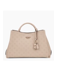 GUESS PHOEBE Sac &agrave; main avec bandouli&egrave;re logo simplement taupe - Sacs pour Femme - 1