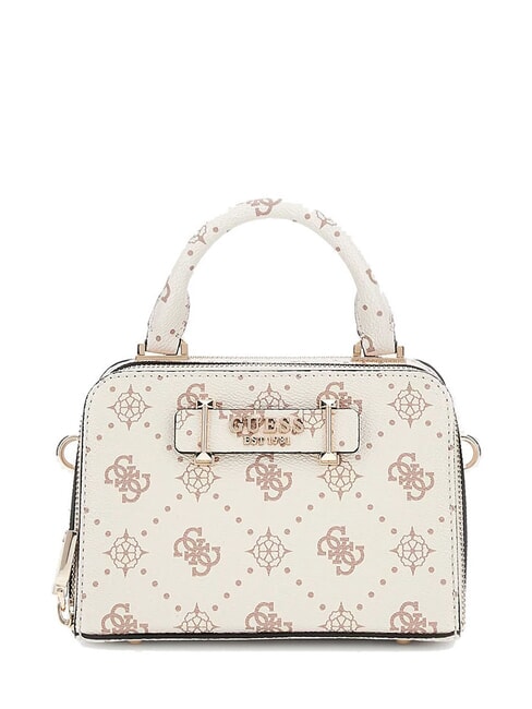 GUESS SILIA Micro sac à main, avec bandoulière logo vanille - Sacs pour Femme