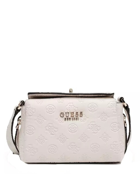 GUESS PHOEBE  Mini sac à bandoulière logo blanc cassé - Sacs pour Femme