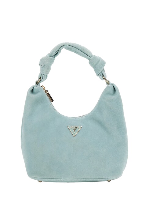 GUESS ISOTTA Sac en cuir suédé avec chaîne eucalyptus - Sacs pour Femme