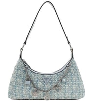 GUESS EVERLEE sac bandouli&egrave;re bleu brumeux multi - Sacs pour Femme - 1