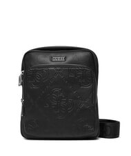 GUESS BOSTON sac plat NOIR - Sacs en Bandouli&egrave;res pour Homme - 1
