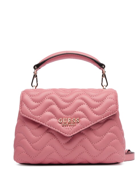 GUESS MELISANDRA Mini sac à main avec bandoulière bégonia - Sacs pour Femme