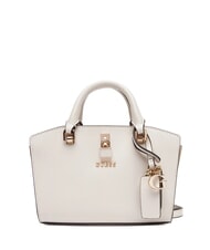 GUESS QUEENSLAND Mini sac à main avec bandoulière blanc cassé/taupe - Sacs pour Femme - 1