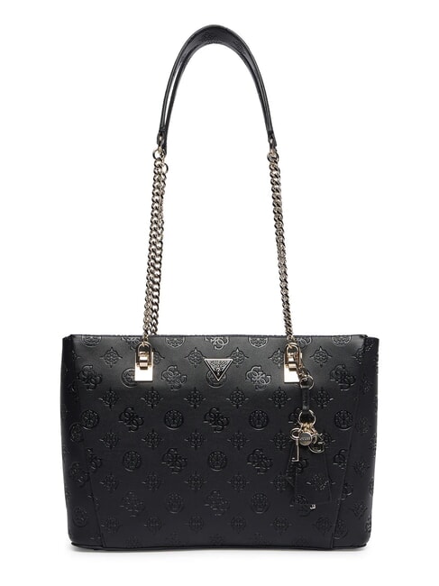 GUESS TISHA sac bandoulière logo noir - Sacs pour Femme