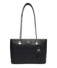 GUESS TISHA sac bandoulière logo noir - Sacs pour Femme - 1