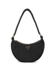 GUESS AMITA Sac bandouli&egrave;re en cuir NOIR - Sacs pour Femme - 1