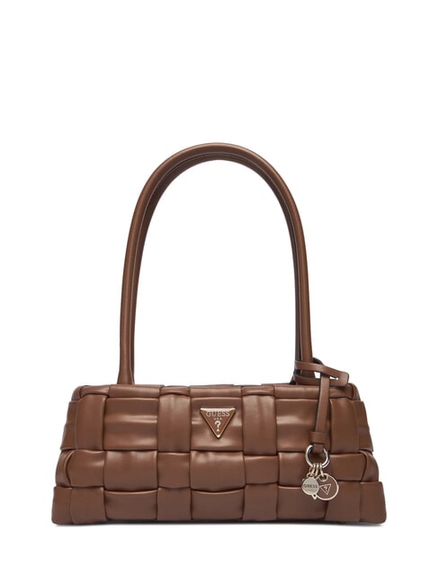 GUESS MARION sac bandoulière COGNAC - Sacs pour Femme