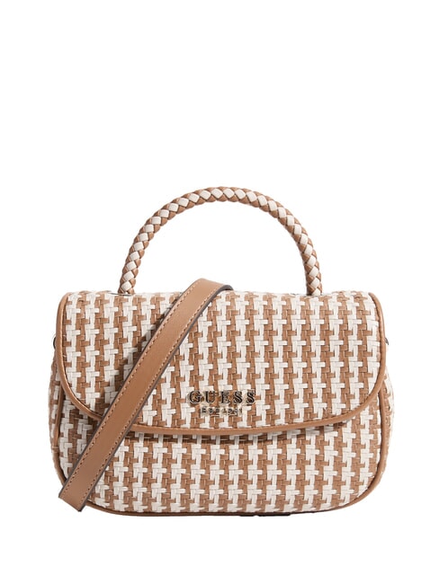 GUESS MIREMA  Sac à main avec bandoulière chameau multi - Sacs pour Femme